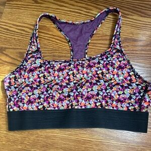 Victoria’s Secret large multi color sports bra